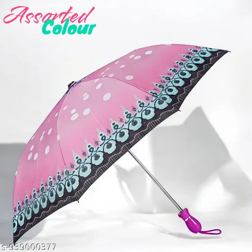 Fancy Designer Umbrella Rain Umbrella (assorted colour , 1pc )
